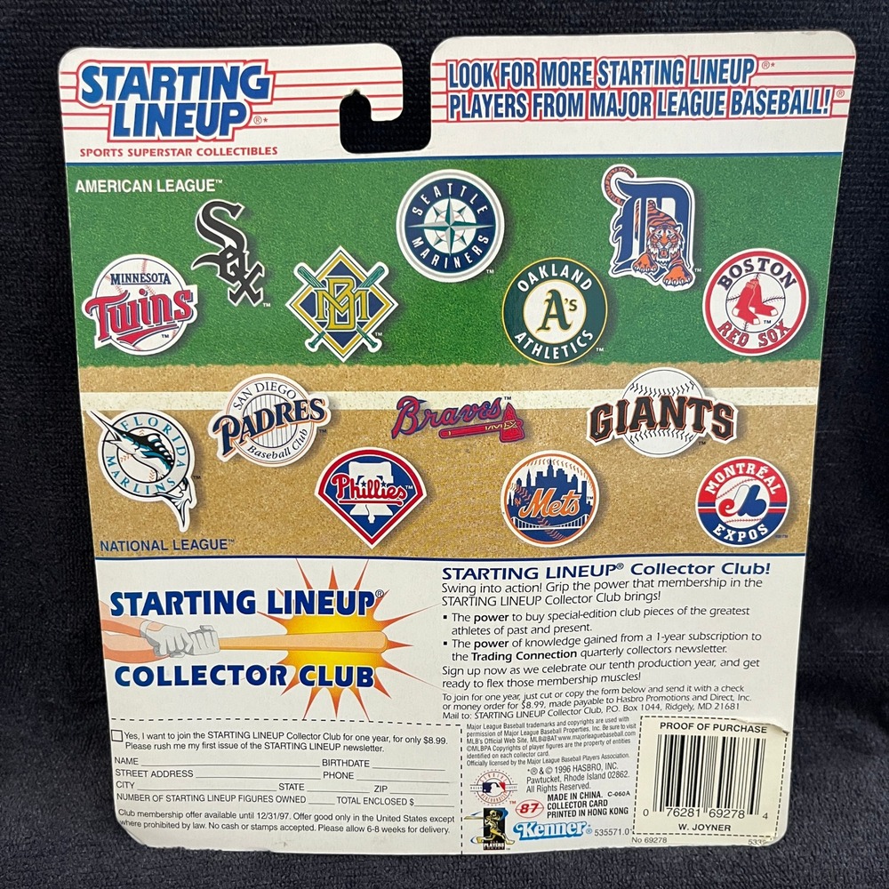 Wally Joyner San Diego Padres Starting Lineup 1997 Kenner Figure with Card MLB - Picture 4 of 4